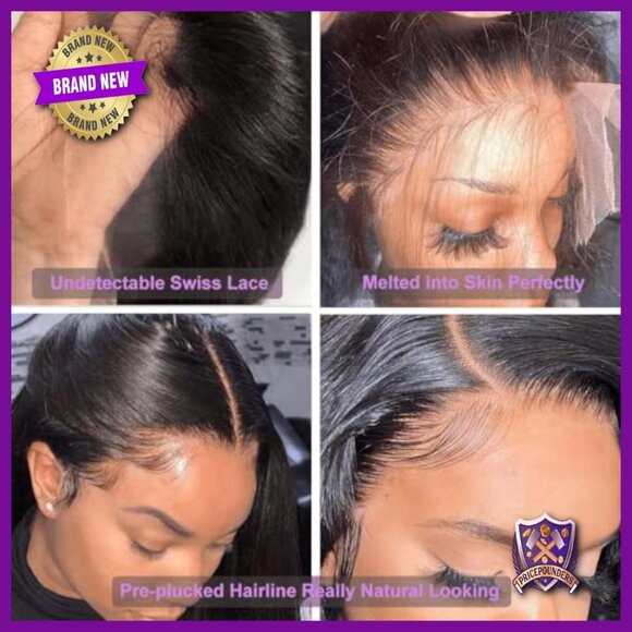 32 Inch Body Wave Lace Front Wig Human Hair 200 Density Glueless main image 7